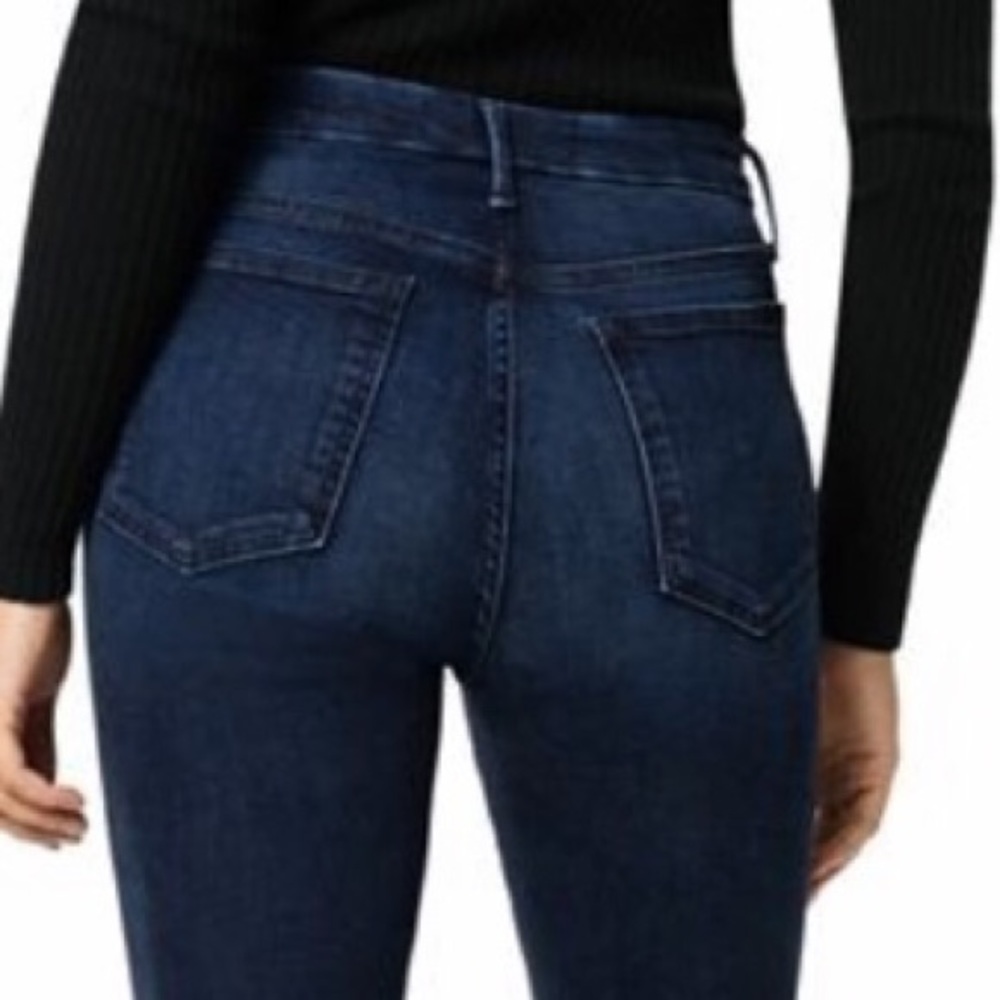 Joes jeans dark blue mid rise skinny jeans